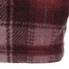 SALOMON made in Japan Check Pattern Fleece jacket L Bordeaux series Men's Used