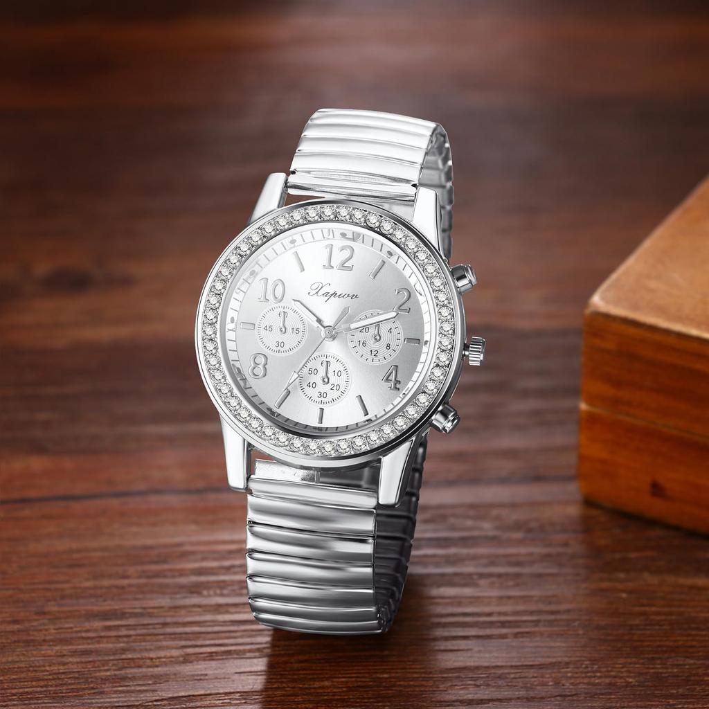 Women's Watch Sparkling Cute Analog with Stretchy Band Waterproof Casual Business Fashion Watch Women's Accessories - Birthday Anniversary Mother's