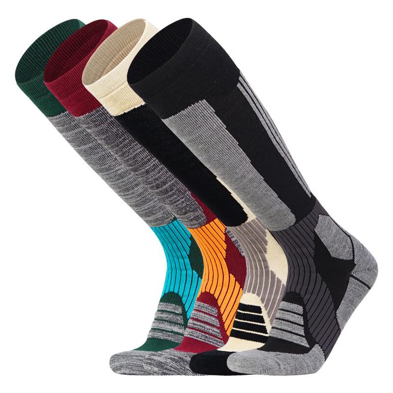 Junbie Men's High-Top Anti-Slip Sports & Snow Socks