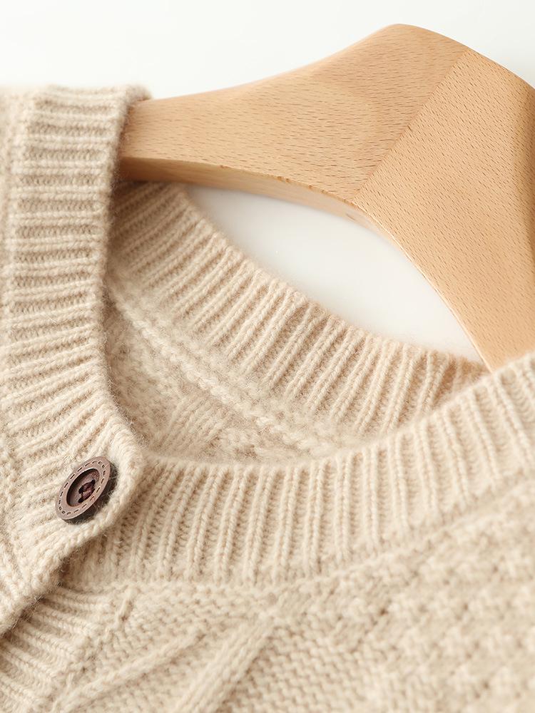 Women's Early Autumn Cashmere Cable Knit Sleeveless Vest Sweater Top