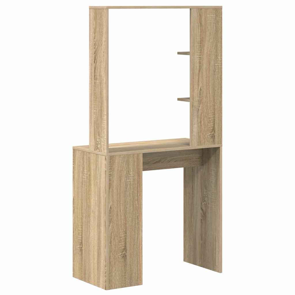 Desk in Sonoma Oak Finish 78.5 x 37 x 154.5 cm Particleboard