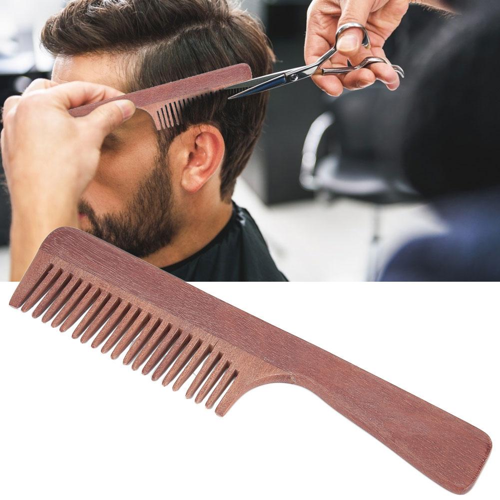 Sandalwood Fine Wide Teeth Hair Comb Beard Comb Hairstyling Care CombWide Teeth Comb