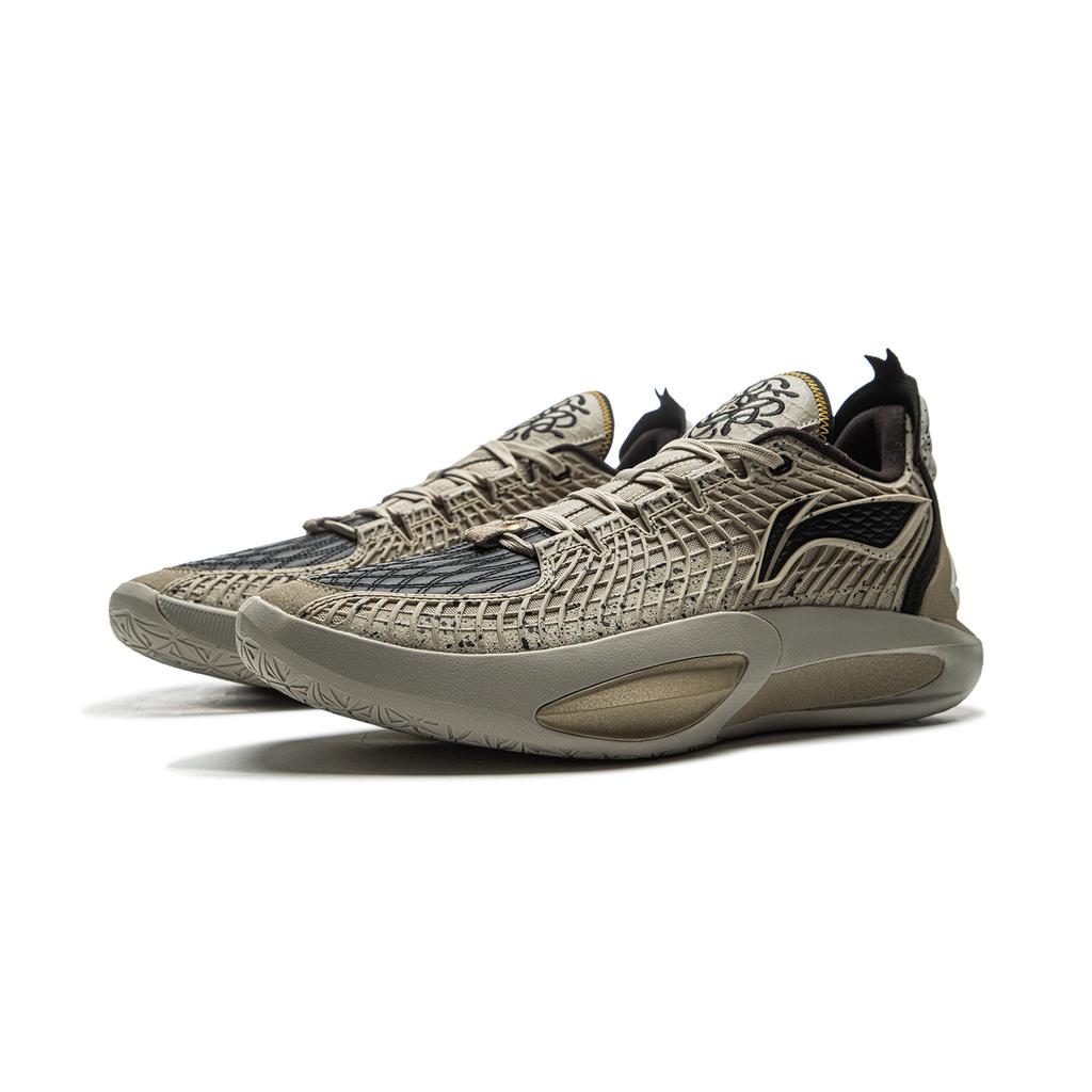 New LiNing JB3 Coverage Anti Rollover Low Top Basketball Shoes Men's Muted Grass Black ABAU107-20