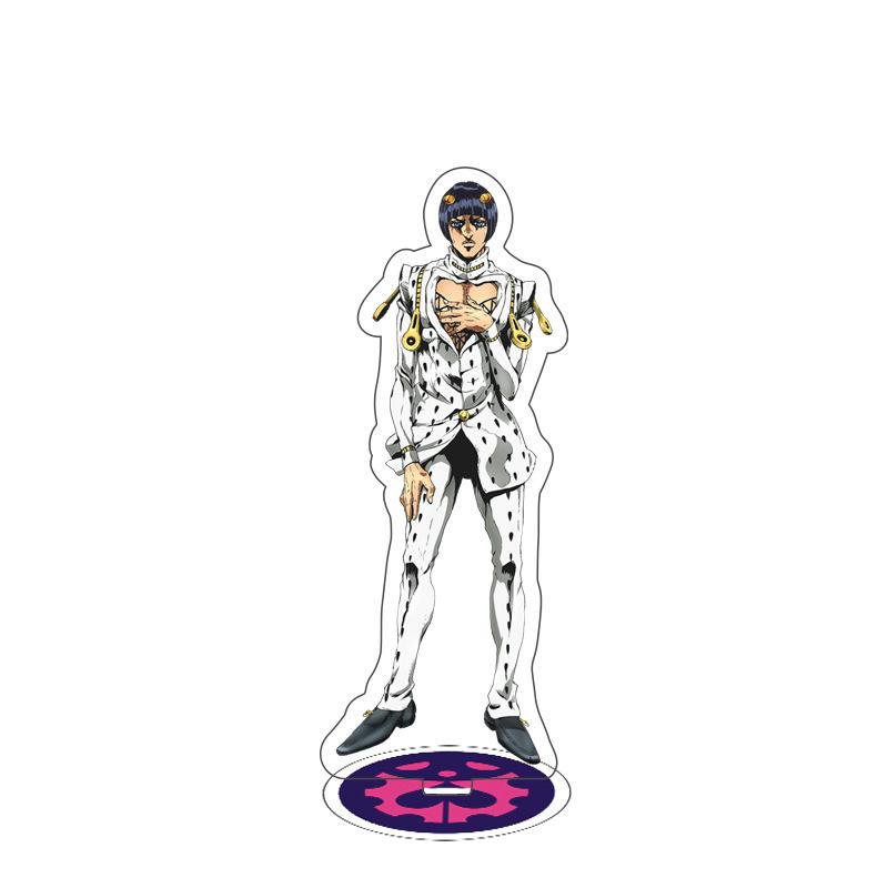 Spiel Anime Bizarre Adventure Golden Wind Modell Acryl Figur Stand Bemalt Schreibtisch Dekor Ornament Geschenk 15 cm