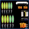 Sequin Long Cast Leech Iron Plate Vib Micro Lure for Freshwater Mandarin Fish & Aspius