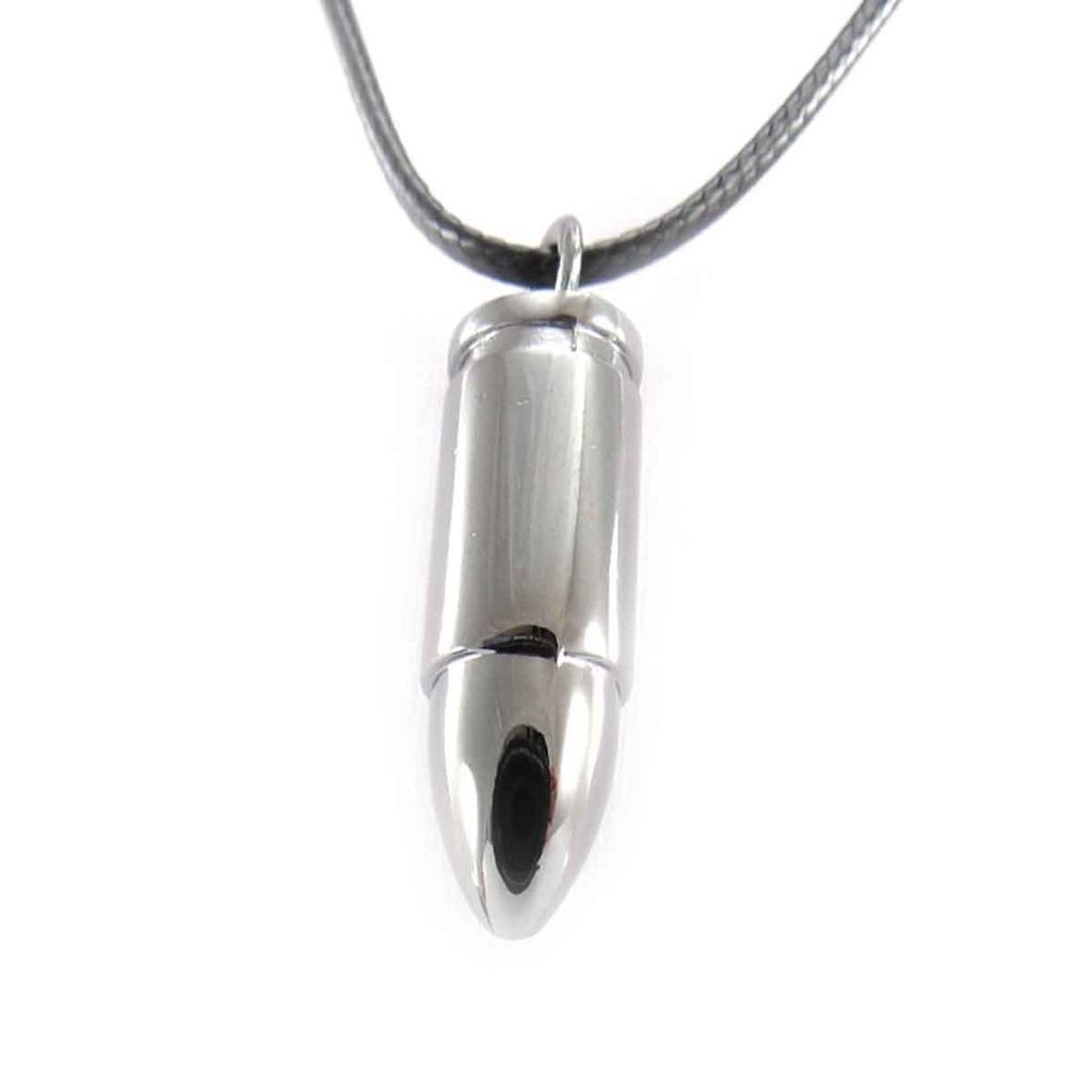 Les Trésors De Lily [J8484] - Black Silver 'Ball' Necklace - 3x1 Cm