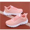 Unisex White Sports Shoes, Mesh Breathable Lightweight Running Shoes, Soft Soled Casual Walking Shoes