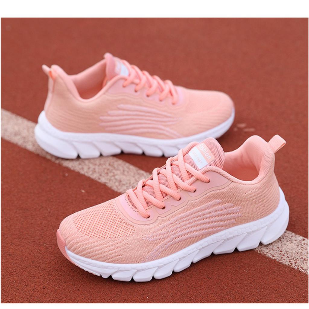Unisex White Sports Shoes, Mesh Breathable Lightweight Running Shoes, Soft Soled Casual Walking Shoes