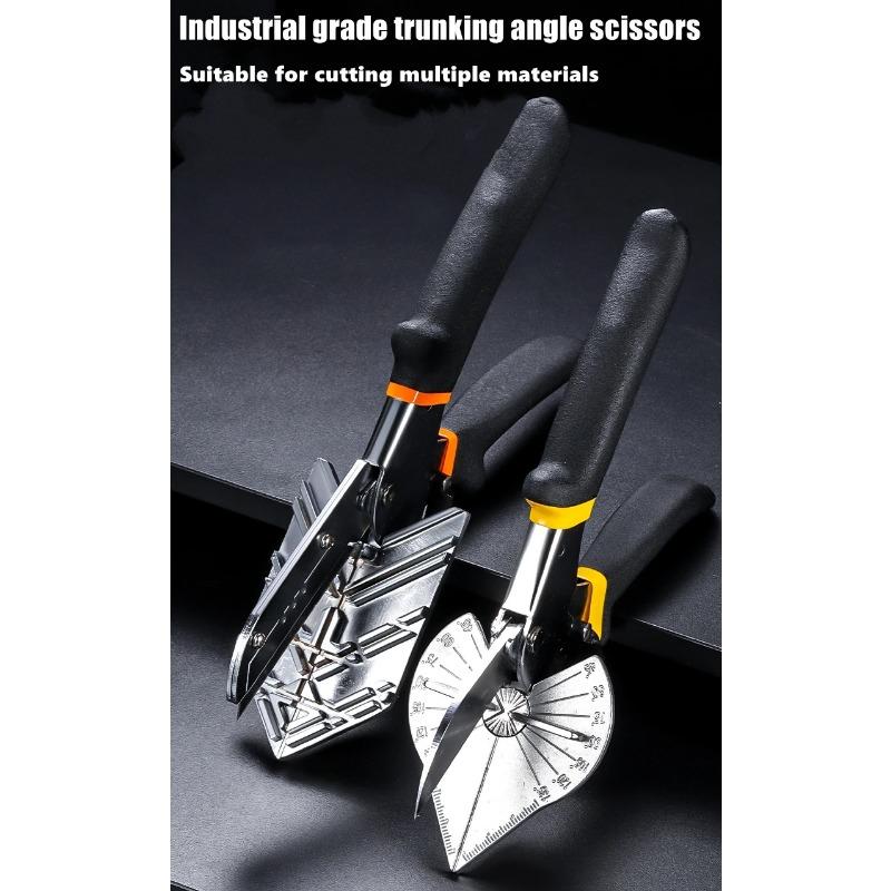 45-135 Degree Multi Angle Corner Scissors Mitre Wall Panel Wire Slot Cutter Plastic Pipe Hose Scissors Tool