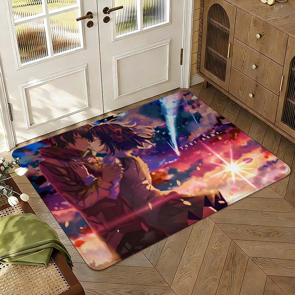 Your Name Floor Mat Soft Thickened Absorbent Non-Slip Bedroom Living Room Door Mat Home Decor Flannel Rugs