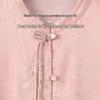 Yu Zhaolin Women's New Chinese Style Embroidered Summer Shirt