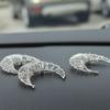 Handmade Geometric Star and Feather Car Pendant Decoration