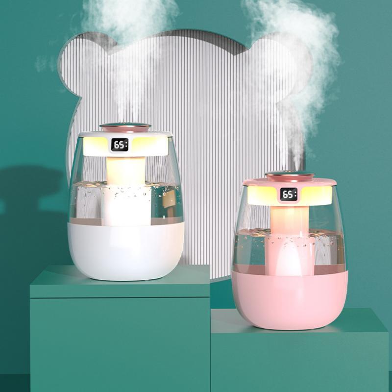 Must Have for Home Space Saving Compact Body Ultra Silent USB Humidifier with Night Light Small Home Appliance Humidifier