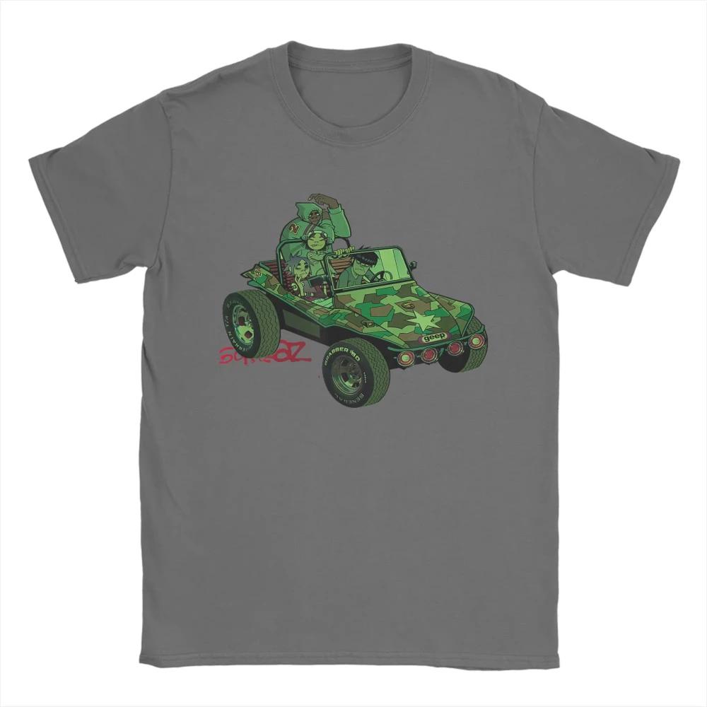 Gorillaz Geep Logo Reverse T Shirt Cotton T-Shirts for Man Women Trendy Cool Casual Tshirt Short-Sleeved Vintage Tops
