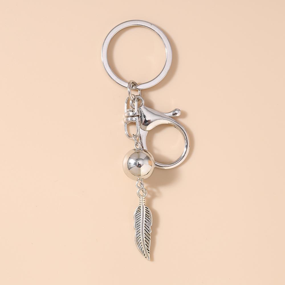 

Bohemia Alloy Feather Keychain Women Girls Key Ring Pendants for Handbag Decor DIY Handmade Key Chain Jewelry Gifts