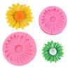 Mother'S Day Little Daisy Flower Fondant Clay Drop Glue Chocolate Silicone Mold Cherry Blossom Baking Cake
