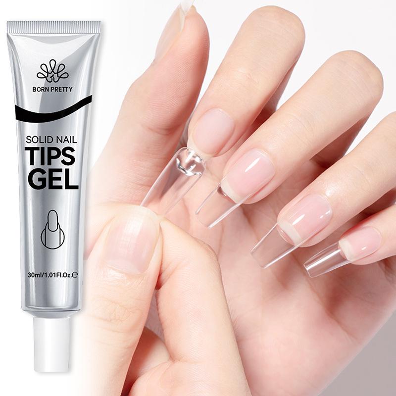 BORN PRETTY Tube-Style Wearable Nail Gel Adhesive - Strong, Non-Rebounding Solid Patch Glue