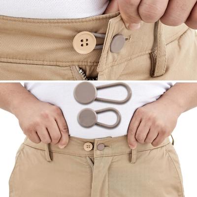 15mm/18mm Pantolon Genişletme Düğmeleri Esnek Bel Genişleticiler Kadınlar ve Erkekler için Kot Pantolonlar Etek Genişletme Düğmeleri