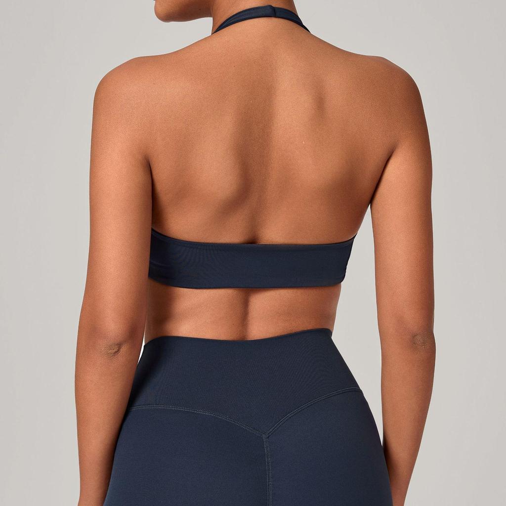 Cross-Border Sports Breathable Yoga Bra - Hanging Neck, Beautiful Back, Outdoor Running & Fitness Top