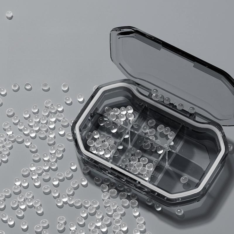 4/6Grids Portable Mini Medicine Pill Boxes Drug Bins Pills Dispenser Pill Storage Box Tablet Pillbox Case Container Organization