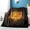 Football Crest Printed Throws Blanket Soft Flannel Blankets for Couch Bed Gifts for Men Women Picnic blanket Christmas gifts