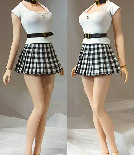 Scale Action Figure OL Office Lady Sexy Shot Skirt and Belt and Head Not [TOYBARJAPAN] 1/6 Vest, (body Included)