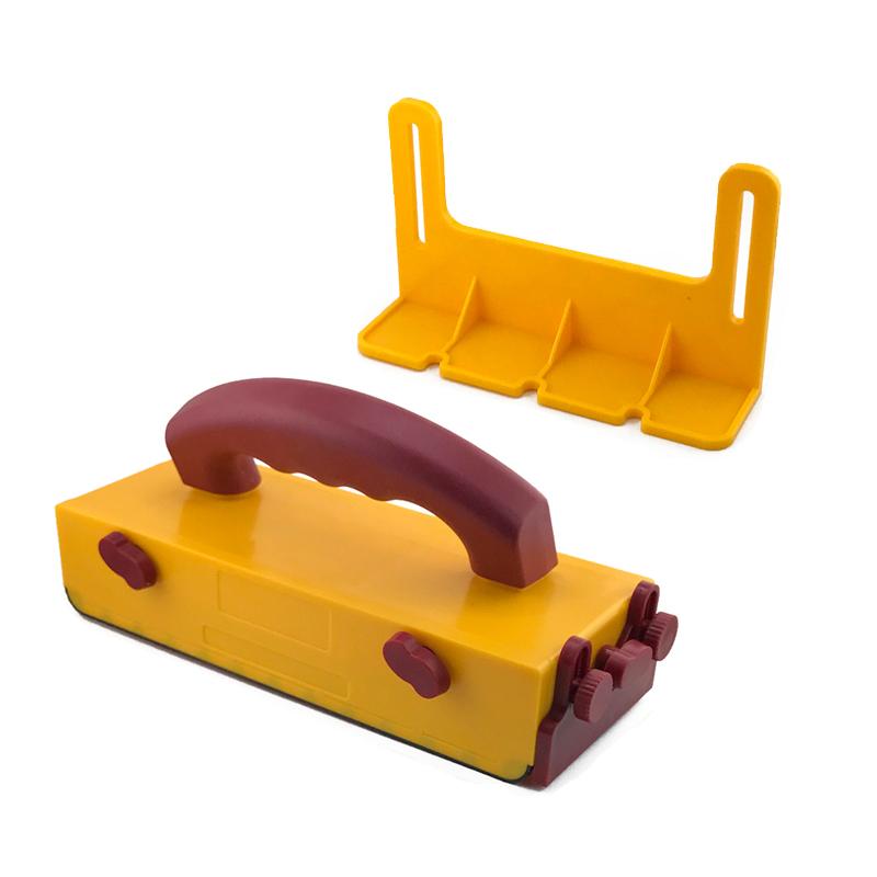 

Woodworking Push Handle for Table Saws Router Tables Band Saws Jointers Table Saw Push Block Cuts Safe for Widgets Difficult Cut жёлтый