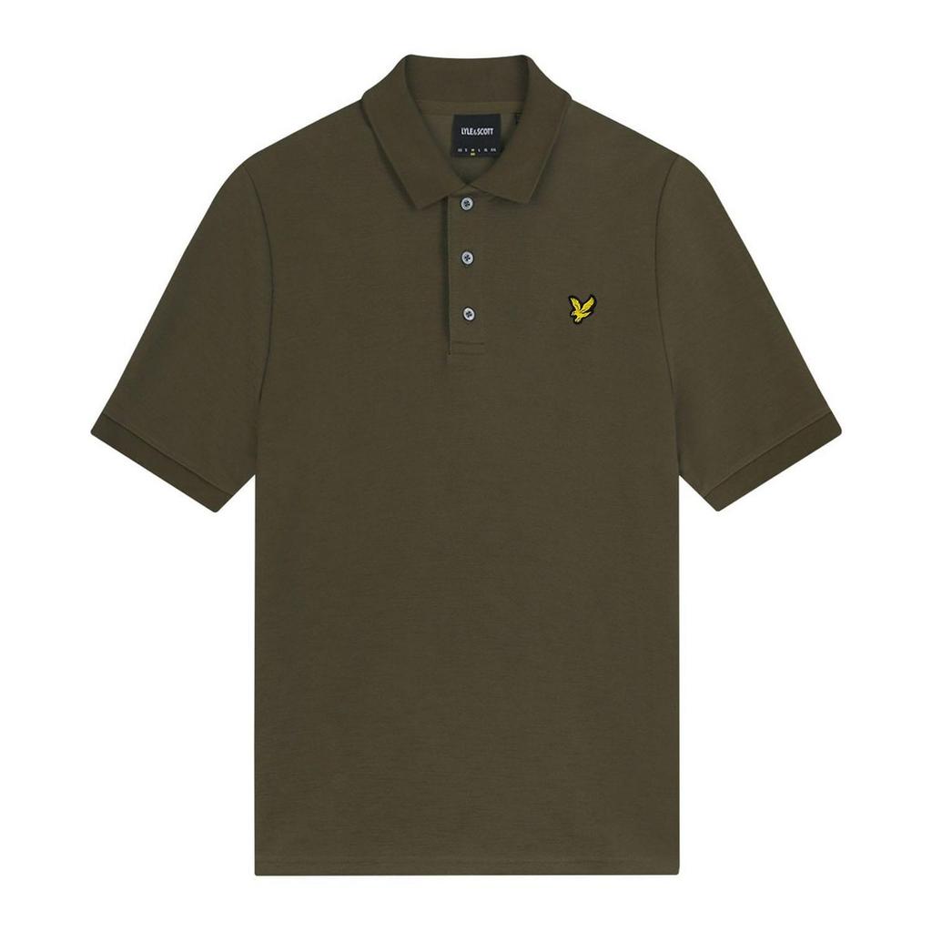 Lyle & Scott Mens Slub Chunky Polo Shirt