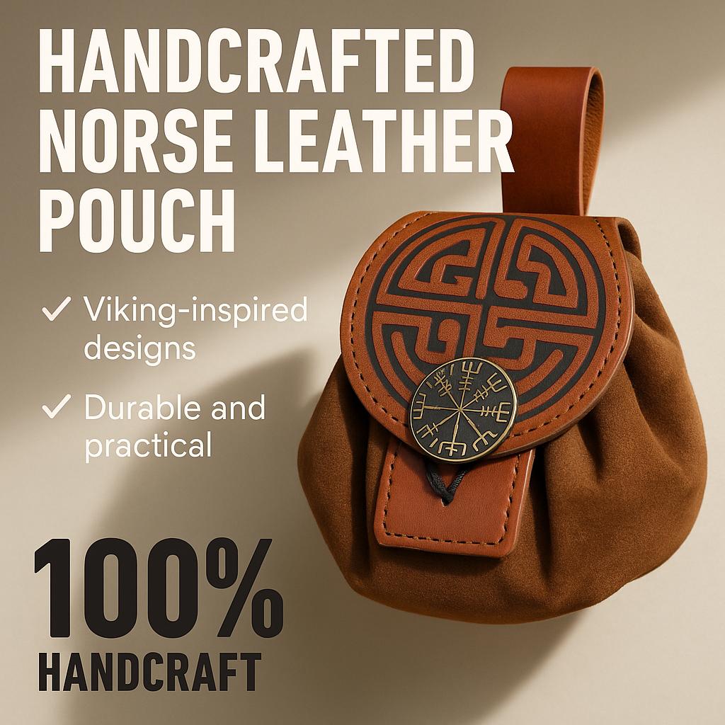 Mittelalterliche Wikinger Stil Leder Bauchtasche Retro Schiffsform Gürteltasche Für Cosplay LARP Renaissance Festival Kostüm