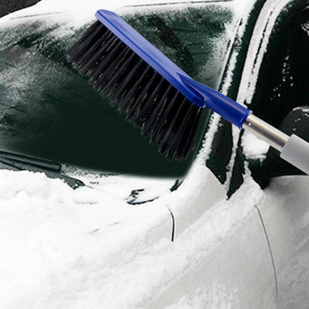 2 in 1 Snow Brush Multifunctional Lightweight   Angle Ice Scraper with Ergonomic Grip for Vehicle