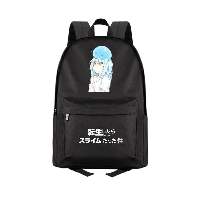 That Time I Got Reincarnated As A Slime Anime Backpack With Breathable Canvas For Casual Travel And School Use