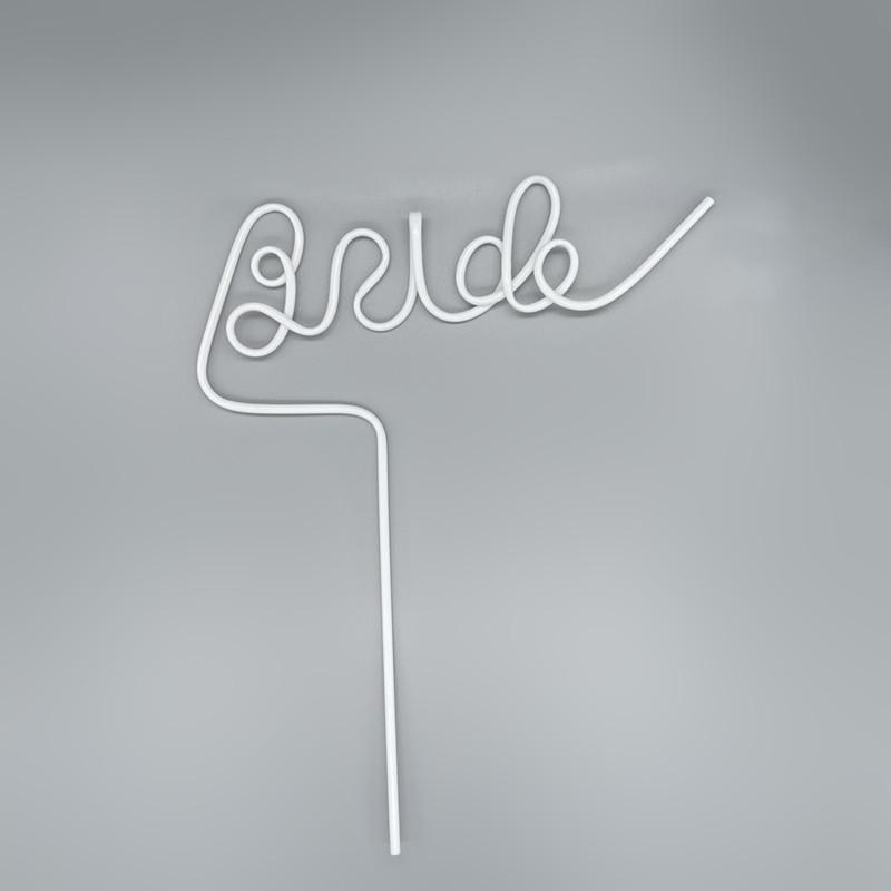 

2 шт., соломинки для невесты, свадебная вечеринка, украшения для свадебного душа, девичник, девичник, барные сувениры, свадебный подарок, команда невесты белый