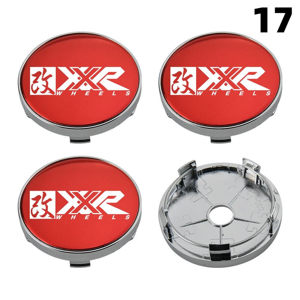 4PCS OD 58MM/60MM/63MM/65MM Cap For Rims SSR XXR Emblem Wheel Center Cap Sport Car Logo Wheel Cover Hub caps