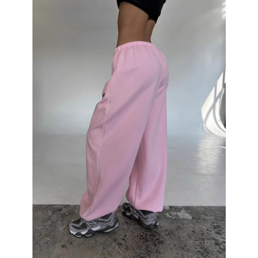 VIONA Striped Wide Leg Sports Pants For Women In Spring And Autumn, Loose And Slimming, Straight Leg Casual Pants
