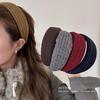 Korean Style Cable Knit Headband for Women – Elegant Autumn/Winter Hair Accessory