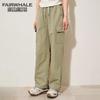 Mark Fairwhale Women's High-Waist Straight-Leg Cargo Pants