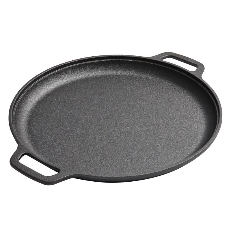 Zhishi Commercial 42cm Cast Iron Griddle Pan