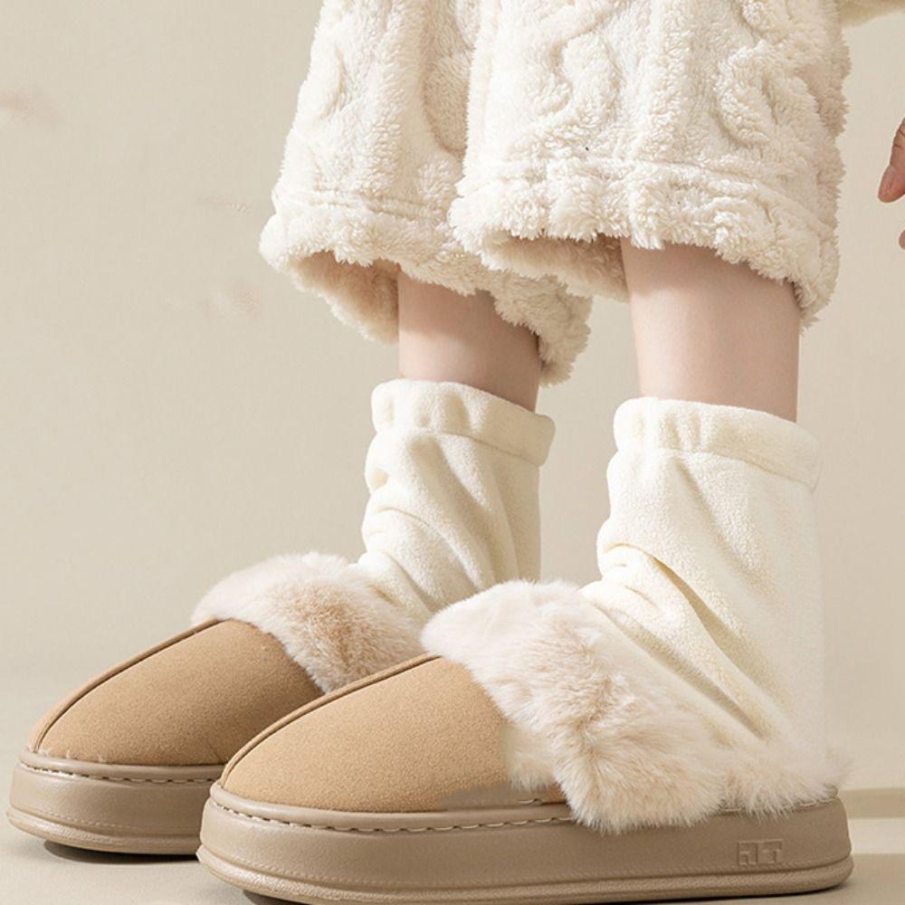 Thicken Foot Protection Loose Socks Warm Sleeping Socks Women Sweet Fleece Sleep Socks Puerpera