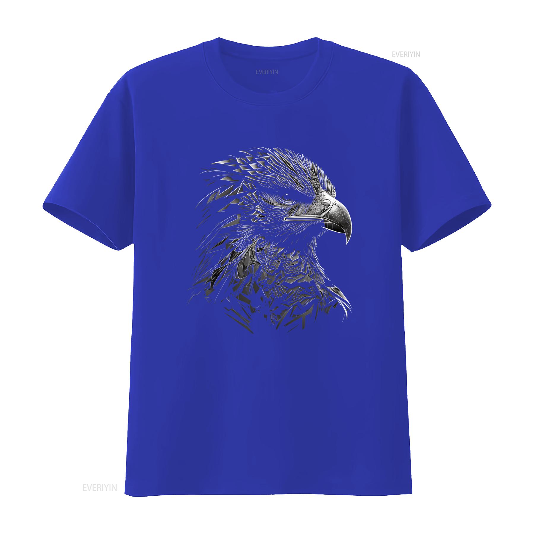

Aigle Oiseau Faucon Мотив Животного Футболка Стильный Дизайн Орла для Мужской Моды винтажный Стиранный уличная одежда Повседневная Универсальная S