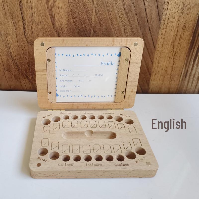 Children's Keepsake Box for Baby Teeth and Lanugo