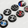 ADZW9 1Pcs 45mm Car Steering Wheel Badge Emblem Stickers for BMW E36 E46 E53 E90 E60 E61 E93 E87 X1 X3 X5 X6 F30 F20 F10 Accessories