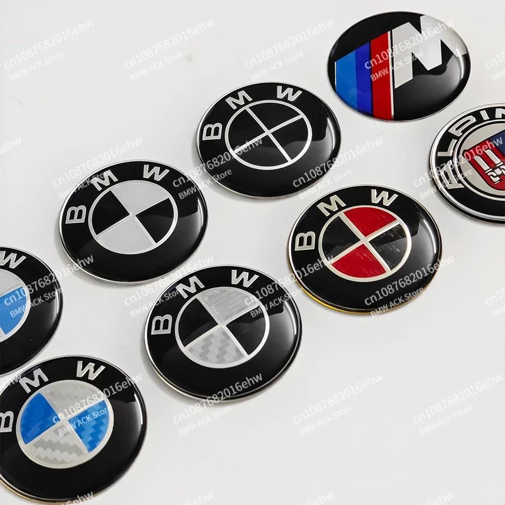 ADZW9 1Pcs 45mm Car Steering Wheel Badge Emblem Stickers for BMW E36 E46 E53 E90 E60 E61 E93 E87 X1 X3 X5 X6 F30 F20 F10 Accessories