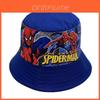 Dziecięcy kapelusz rybacki z nadrukiem kreskówki Spider-Man, chroniący przed słońcem, do zabawy na świeżym powietrzu