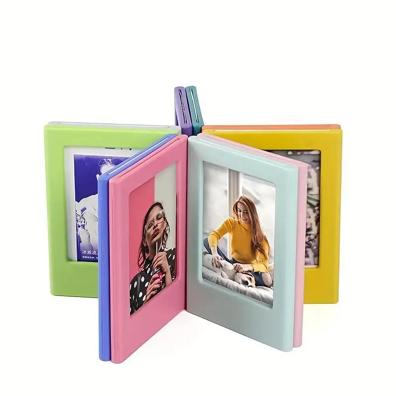 1Pack 3 Inches Blank Photo Frame Acrylic Refrigerator Magnetic Frame Mini Magnetic Refrigerator Photo Picture Frames Display Frame