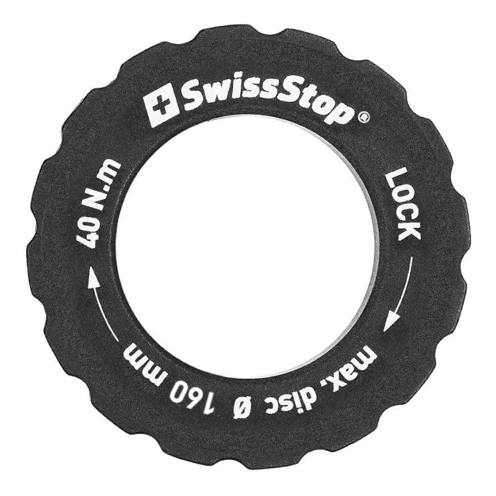 SwissStop Uni Rotor Lock Ring, Black