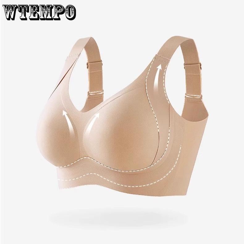 

Full Cup Bra Women s Seamless Bra Women s Thin Design Top Support Anti Sagging Breast Collection Plus Size Bra S чорний