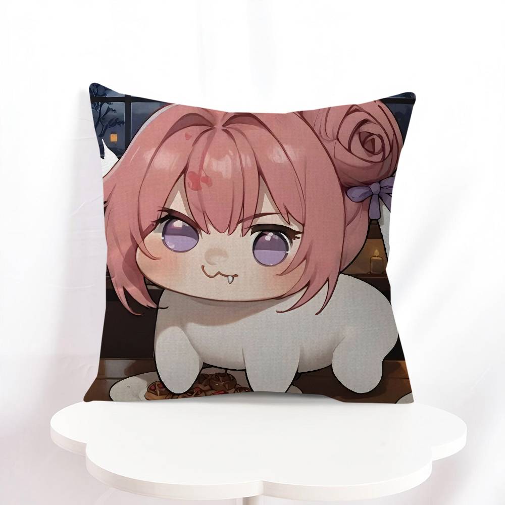 

D-Dorothy DORO Cartoon Animation Cushion Cover Decorative Pillow Sofa Home Decor Case Pillow Cases 16x16Inch