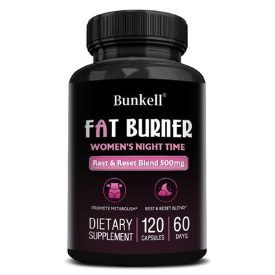 Women's Nighttime Fat Burning Capsules 500mg, 120 Capsules