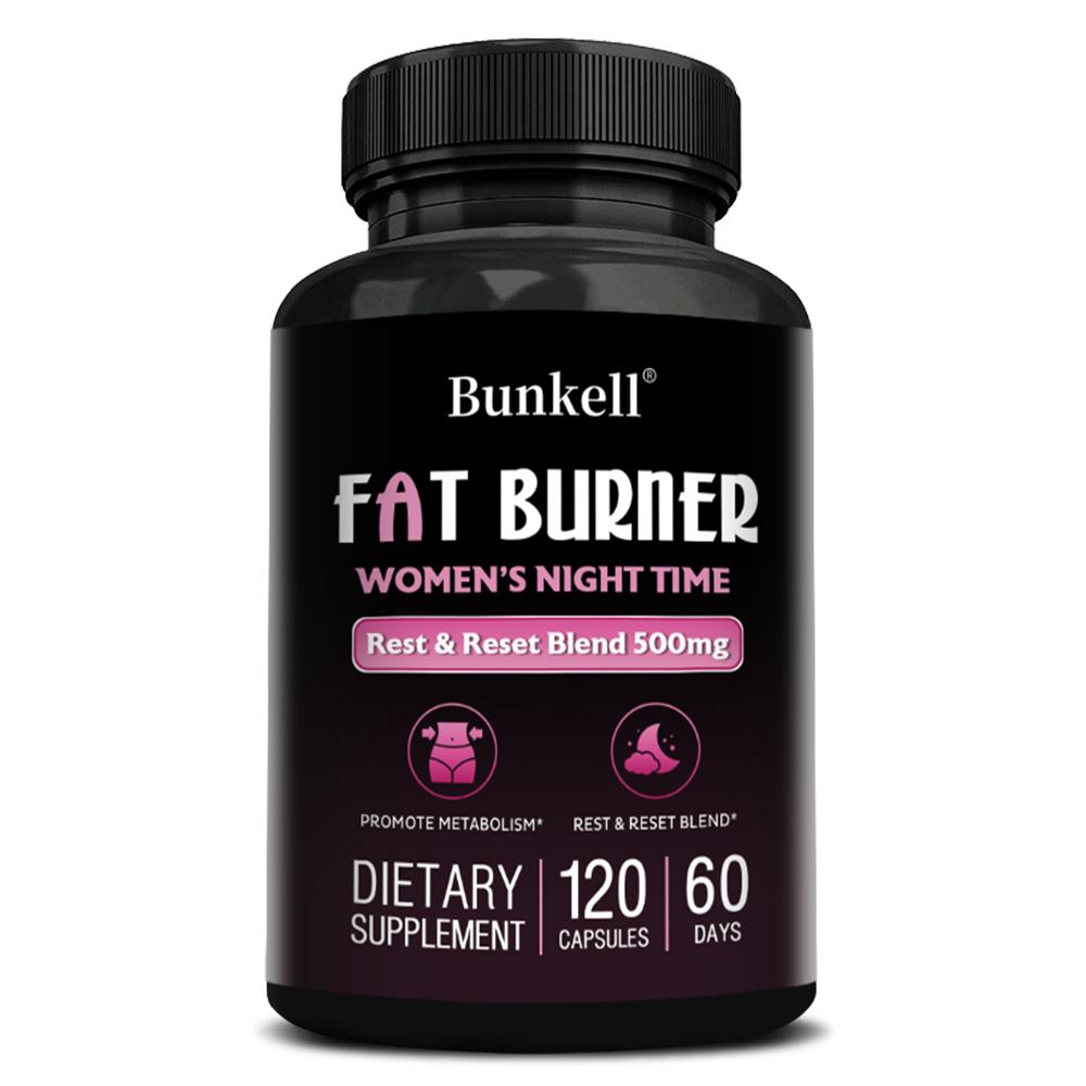 Women's Nighttime Fat Burning Capsules 500mg, 120 Capsules