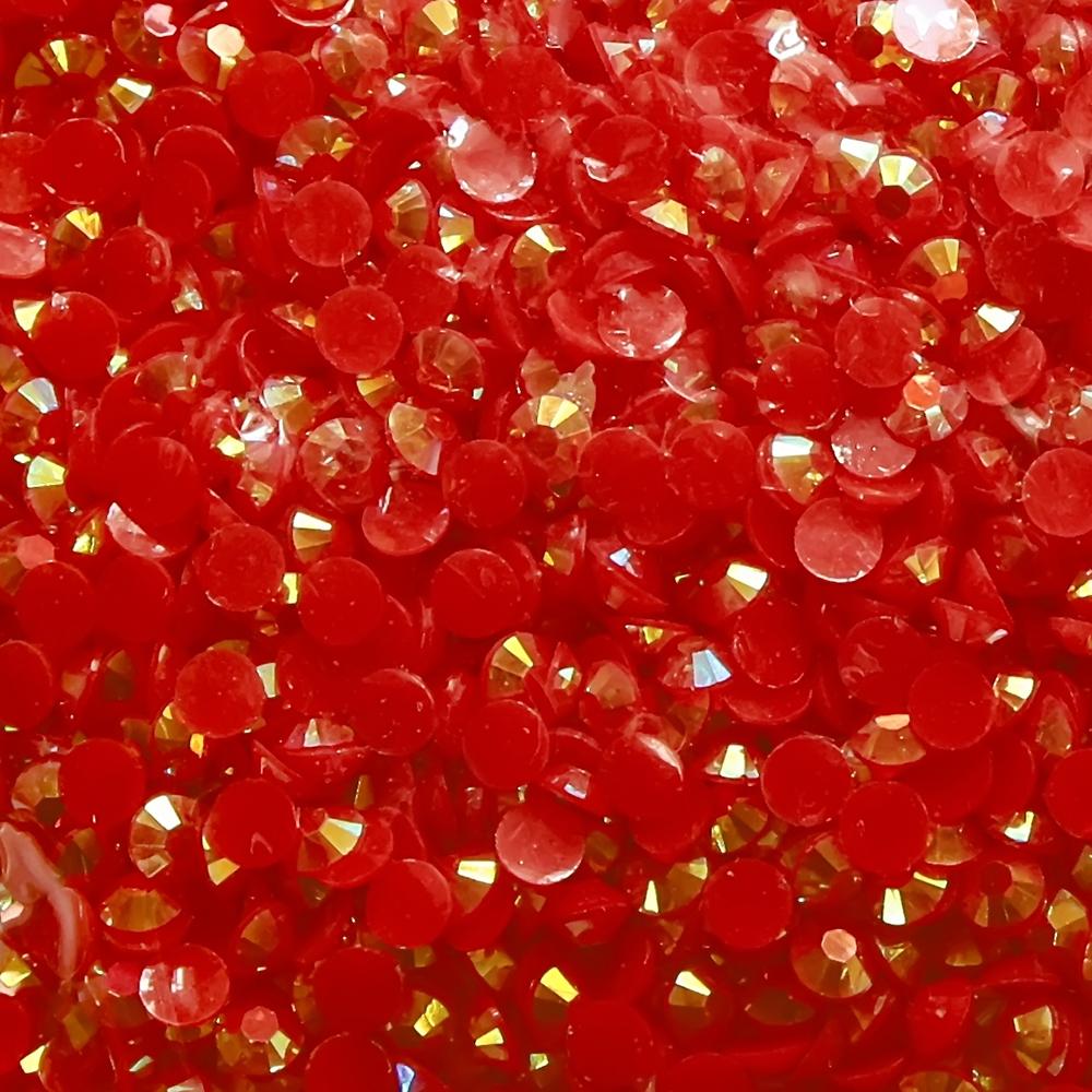 5000pcs 5mm Jelly ab Flatback Resin Rhinestones Small Package Non-hotfix Rhinestonesfor DIY Crafts